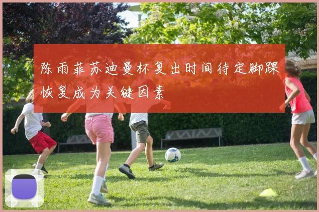 陈雨菲苏迪曼杯复出时间待定脚踝恢复成为关键因素